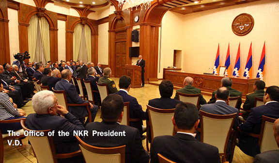 President Sahakian confers state awards and honorary titles to individuals who have served Artsakh