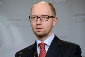Ukraine Prime Minister Arseniy Yatsenyuk