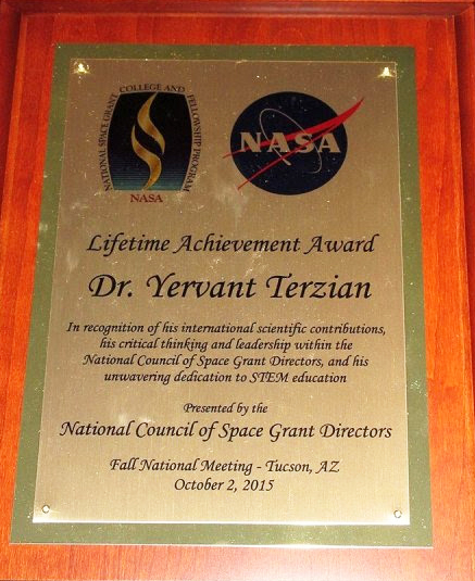 The NASA Lifetime Achievement Award