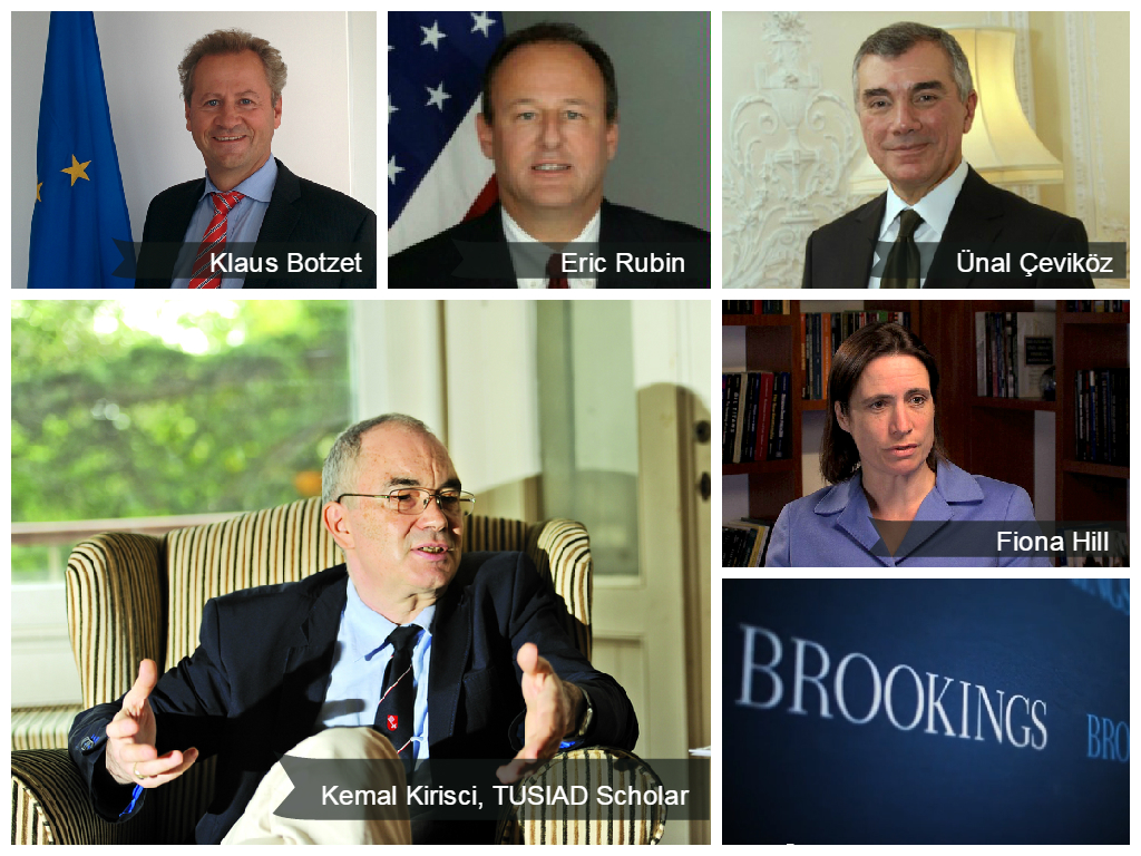 Moderators and speakers at Brookings event titled “Considerations and Constraints for U.S., EU, and Turkish Engagement in the South Caucasus”