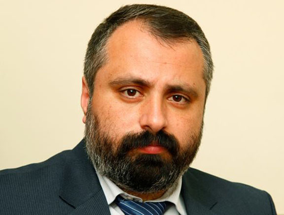 David Babayan, Spokesman for the President of the Nagorno-Karabakh Republic (Source: Public Radio of Armenia)