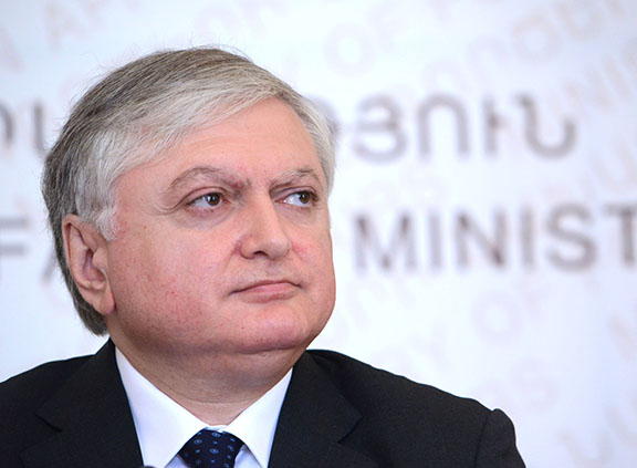 Minister of Foreign Affairs Edward Nalbandian (Source: Photolure)
