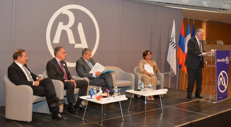 The launching of the French Armenian International Network (Source: Public Radio of Armenia)