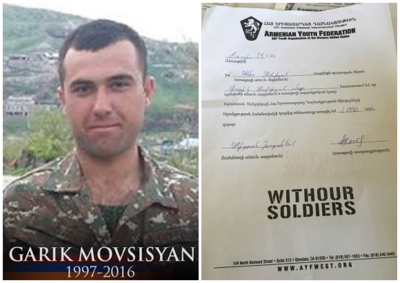 Garik Movsisyan, fallen soldier