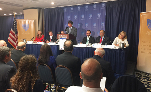 On Thursday, at a press conference that kicked off its three-day convention, In Defense of Christians gathered with fellow partners and panelists, and U.S. Representative Dave Trott (R-IL), to announce an ambitious policy agenda.