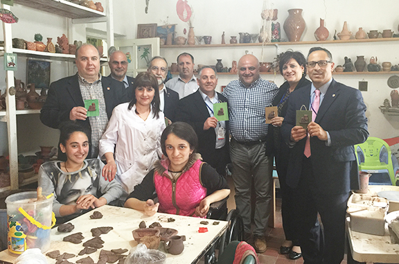 Several months ago ANCA leaders visited Nagorno Karabakh's Rehabilitation Center in Stepanakert. The ANCA is working with Congress to secure U.S. assistance to enhance the center that serves over 1,000 disabled children and adults.