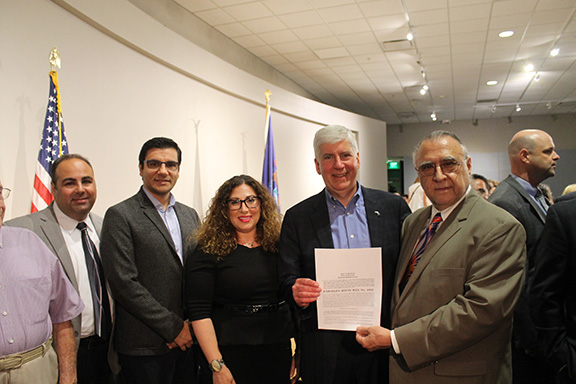Michigan Governor Rick Snyder signed into law HB4493 mandating the teaching of the Armenian Genocide and Holocaust (as well as other genocides) in Michigan public schools.