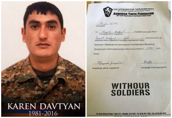 Karen Davtyan, fallen soldier