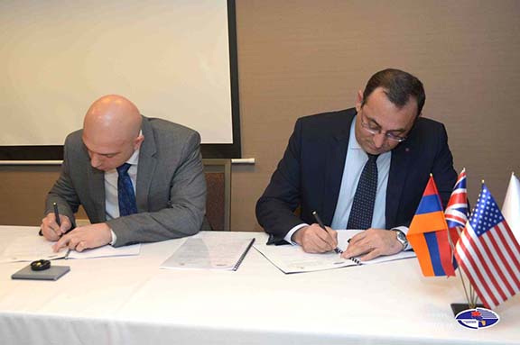 Memorandum of Understanding signed by Armenian Minister of Nature Protection Artsvik Minasyan and Lydian Armenia CJSC