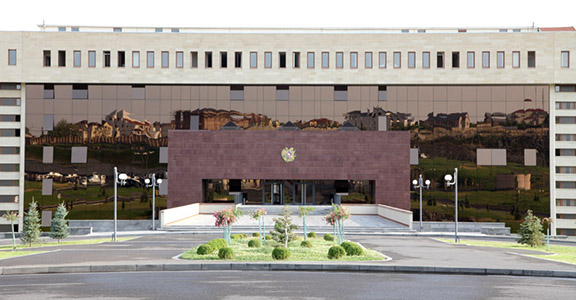 Armenian Ministry of Defense building (Source: Public Radio of Armenia)