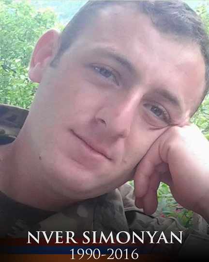 Nver Simonyan, fallen soldier