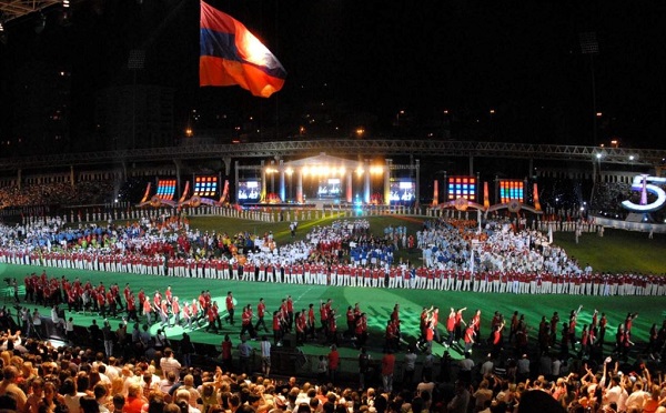 The opening ceremony of the Pan-Armenian Games in 2011 (Photo: armsport.am)