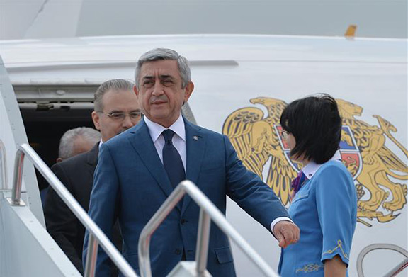 President Serzh Sarkissian (Source: AP)