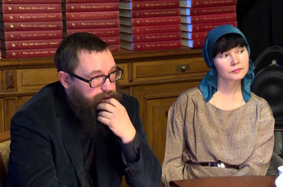 German Sterligov and his wife Alyona Sterligova (Source: Public Radio of Armenia)