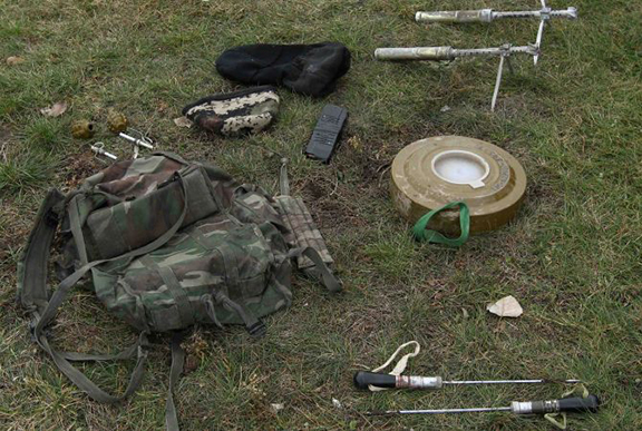 Weapons left by Azeris