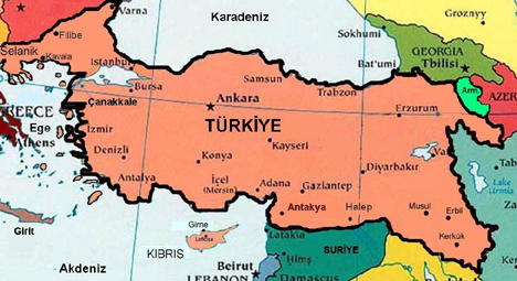 “The borders set by the Turkey’s National Contract include Cyprus ...