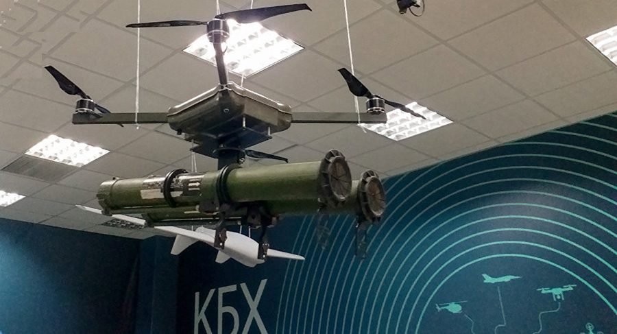 Armenian Engineers Build Tank-Killer Grenade Launcher Drone